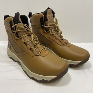 Under Armour Stellar G2 Tactical Boots Men's 11.5 Lite Brown 6" Leather High Top